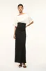 GARNET DRESS | IVORY BLACK sold by STAUD