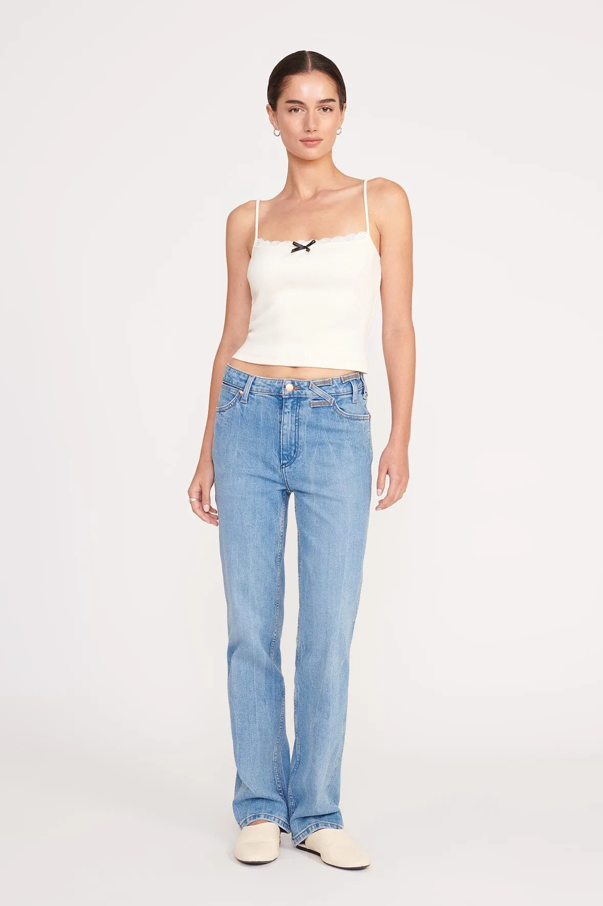 KAMALI TOP | IVORY sold by STAUD product image thumbnail 2