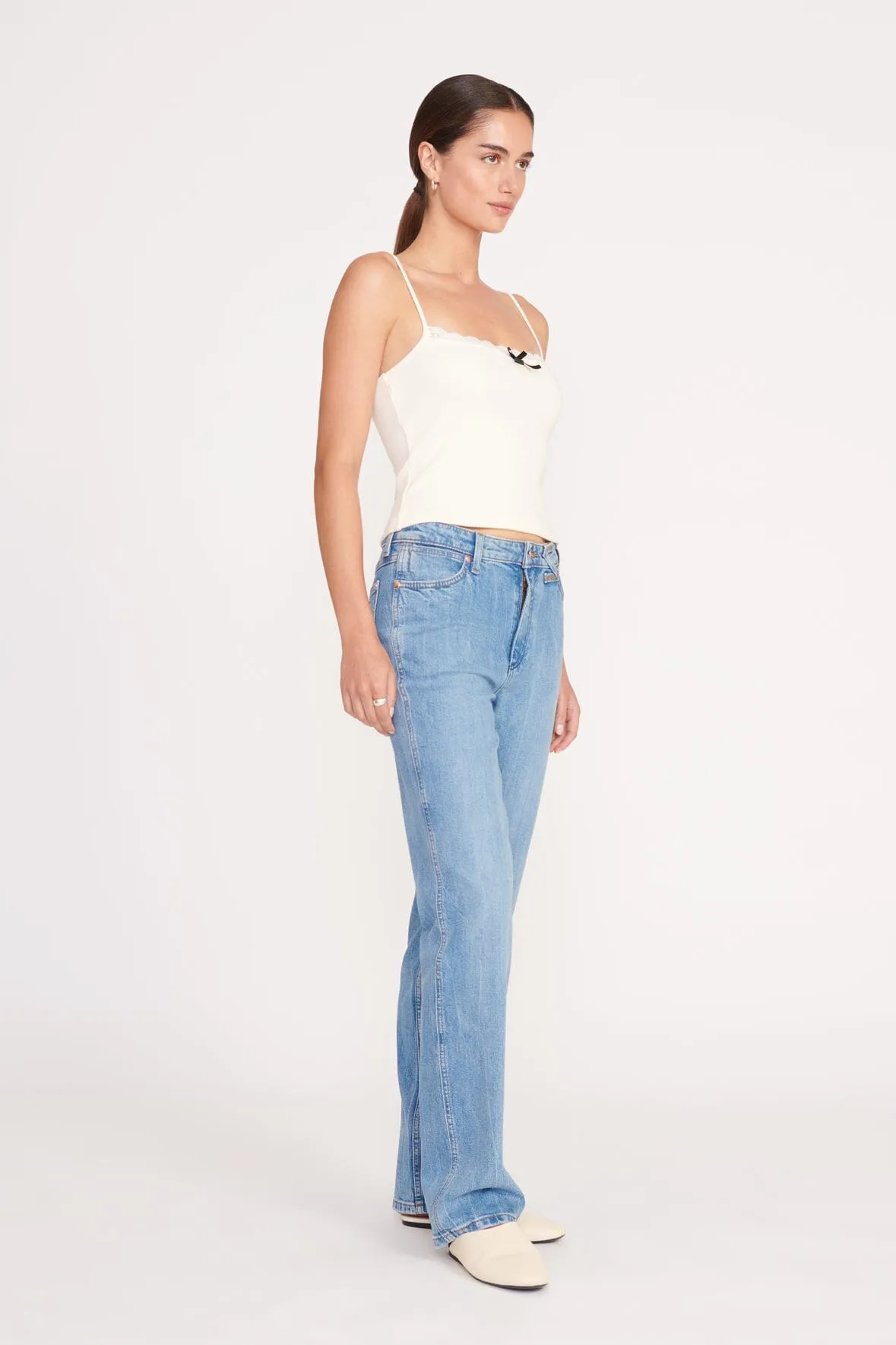 KAMALI TOP | IVORY sold by STAUD product image thumbnail 3