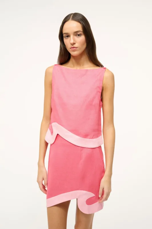 RAPHAEL TOP | CORAL PARADISE PEARL PINK sold by STAUD