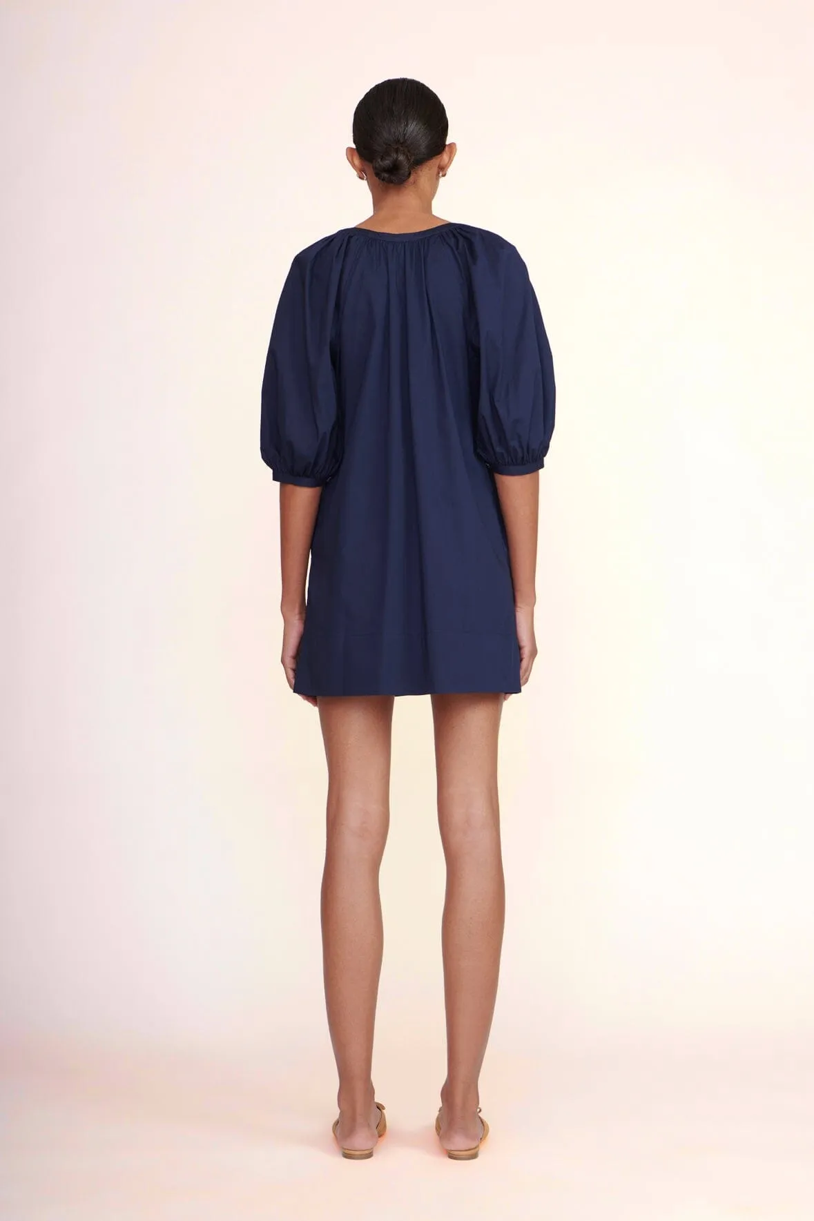 MINI VINCENT DRESS | NAVY sold by STAUD product image thumbnail 3