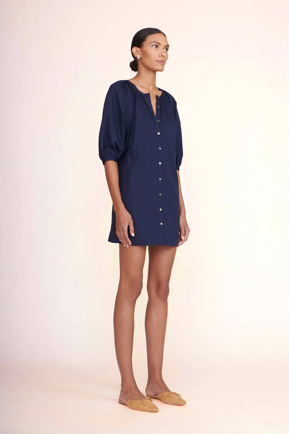 MINI VINCENT DRESS | NAVY sold by STAUD product image thumbnail 2