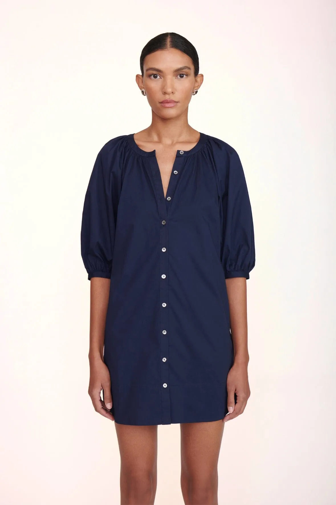 MINI VINCENT DRESS | NAVY sold by STAUD product image thumbnail 4