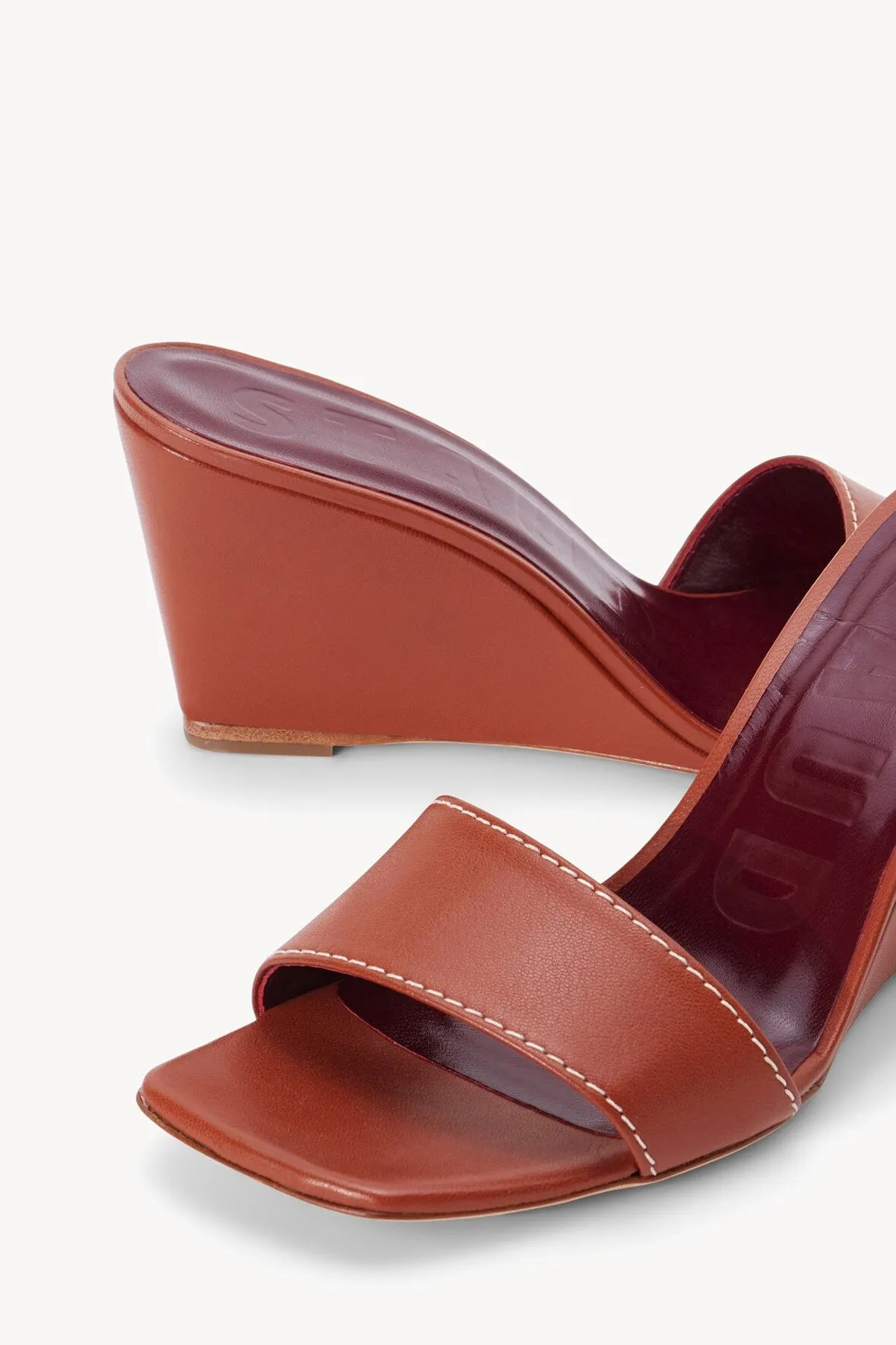 BILLIE WEDGE | TAN sold by STAUD product image thumbnail 3