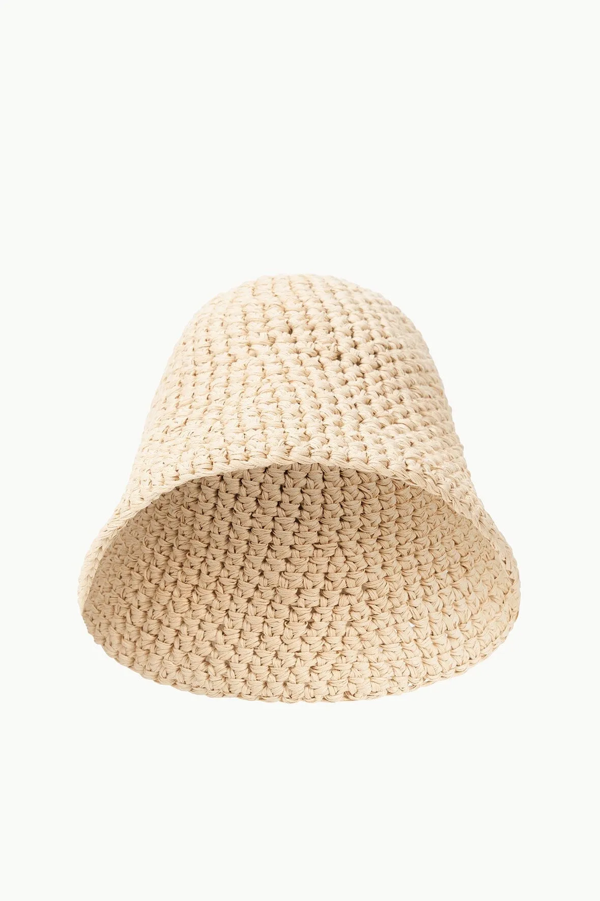 CROCHET HAT | NATURAL sold by STAUD product image thumbnail 4