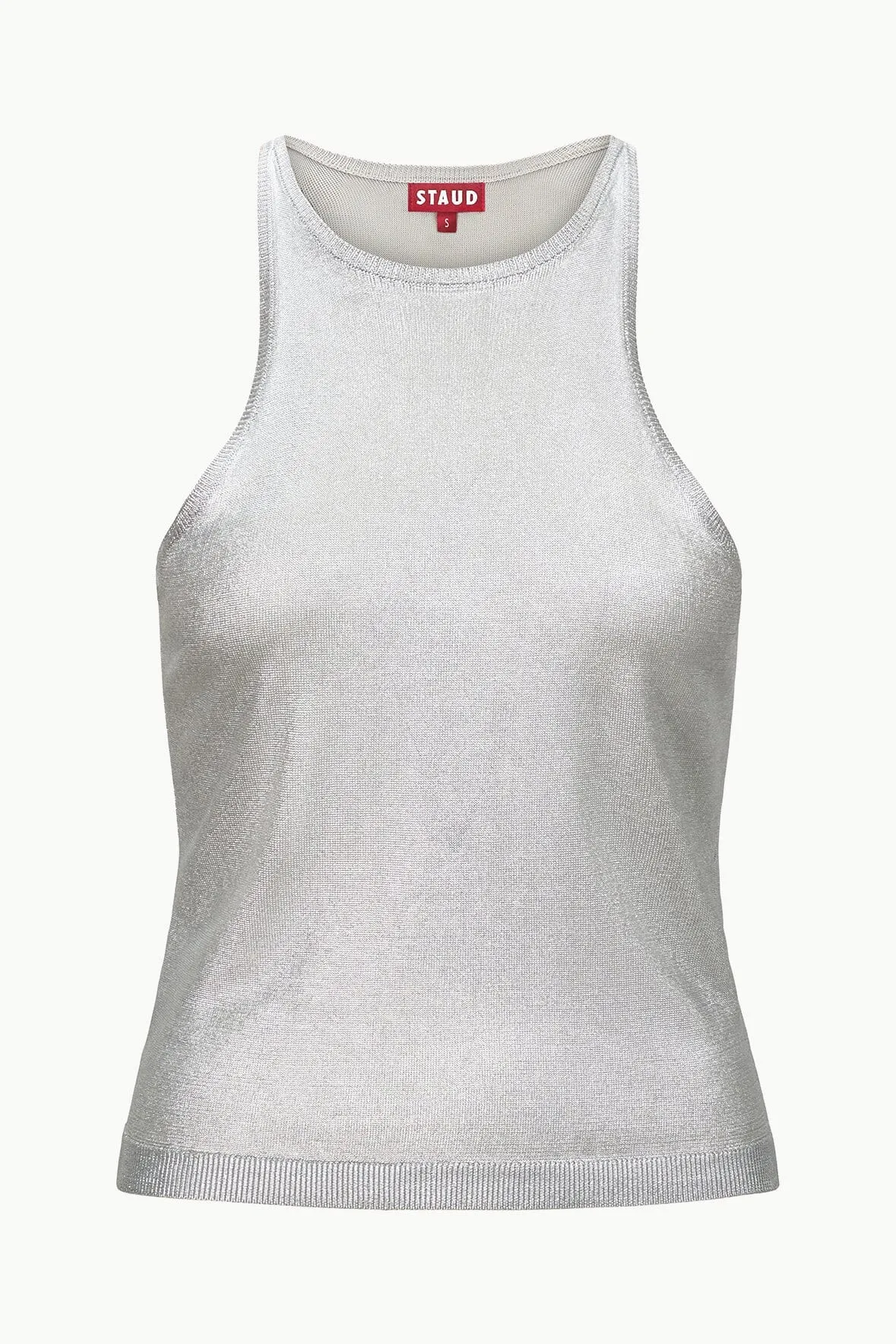 AYANA TOP | SILVER sold by STAUD product image thumbnail 3