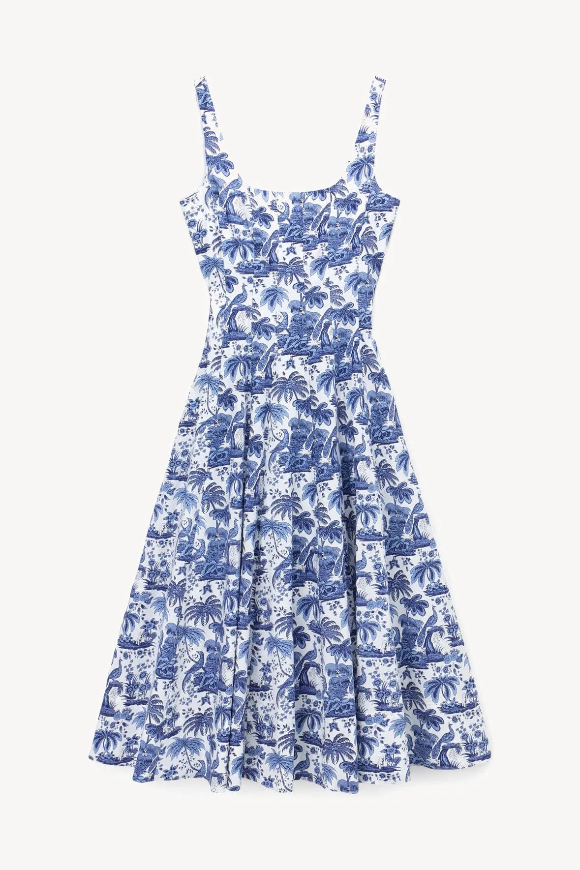 WELLS DRESS | BLUE TOILE sold by STAUD product image thumbnail 5