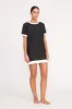 SELAH DRESS | BLACK WHITE sold by STAUD