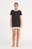 SELAH DRESS | BLACK WHITE sold by STAUD