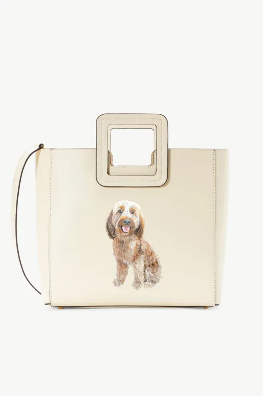 CUSTOM SHIRLEY LEATHER BAG | CREAM sold by STAUD