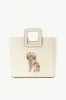 CUSTOM SHIRLEY LEATHER BAG | CREAM sold by STAUD