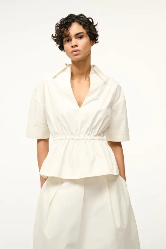 BRISTOL TOP | IVORY sold by STAUD