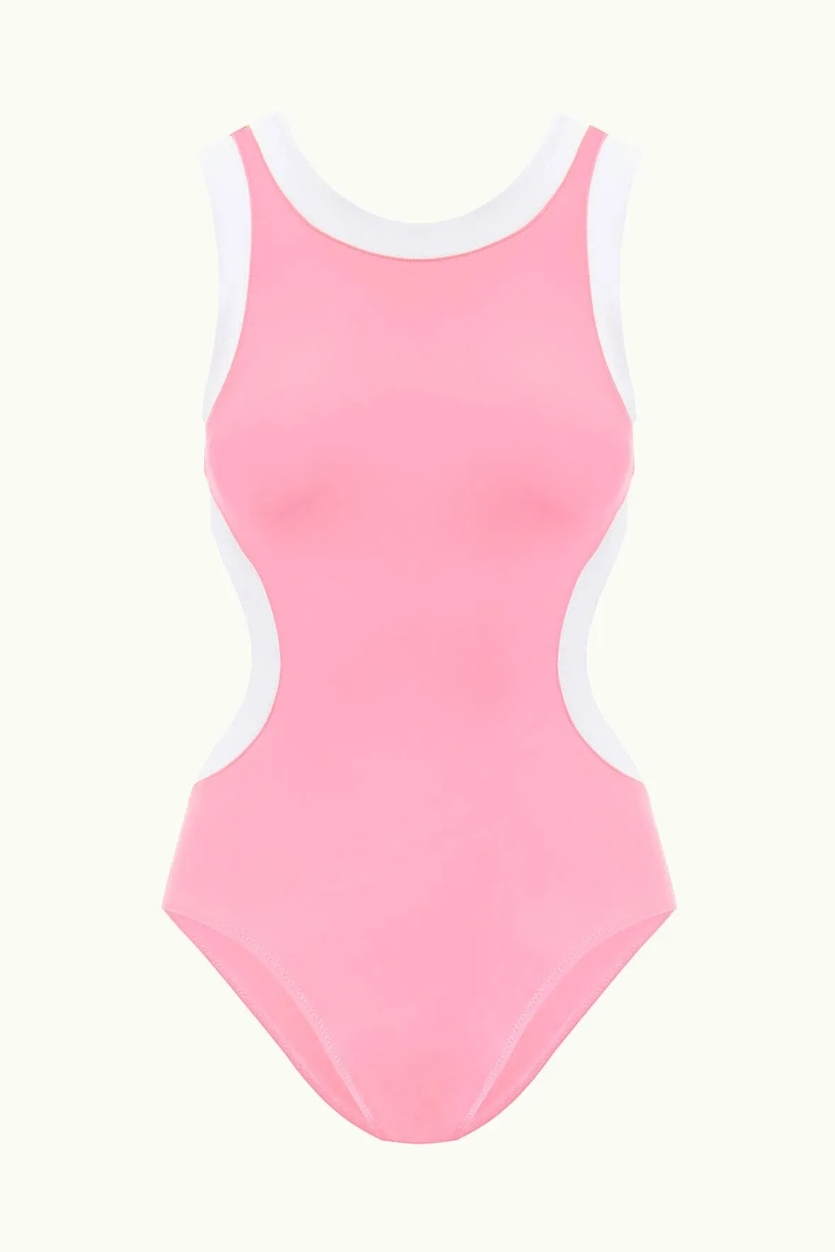 DOLCE ONE PIECE | CORAL PINK WHITE sold by STAUD product image thumbnail 5