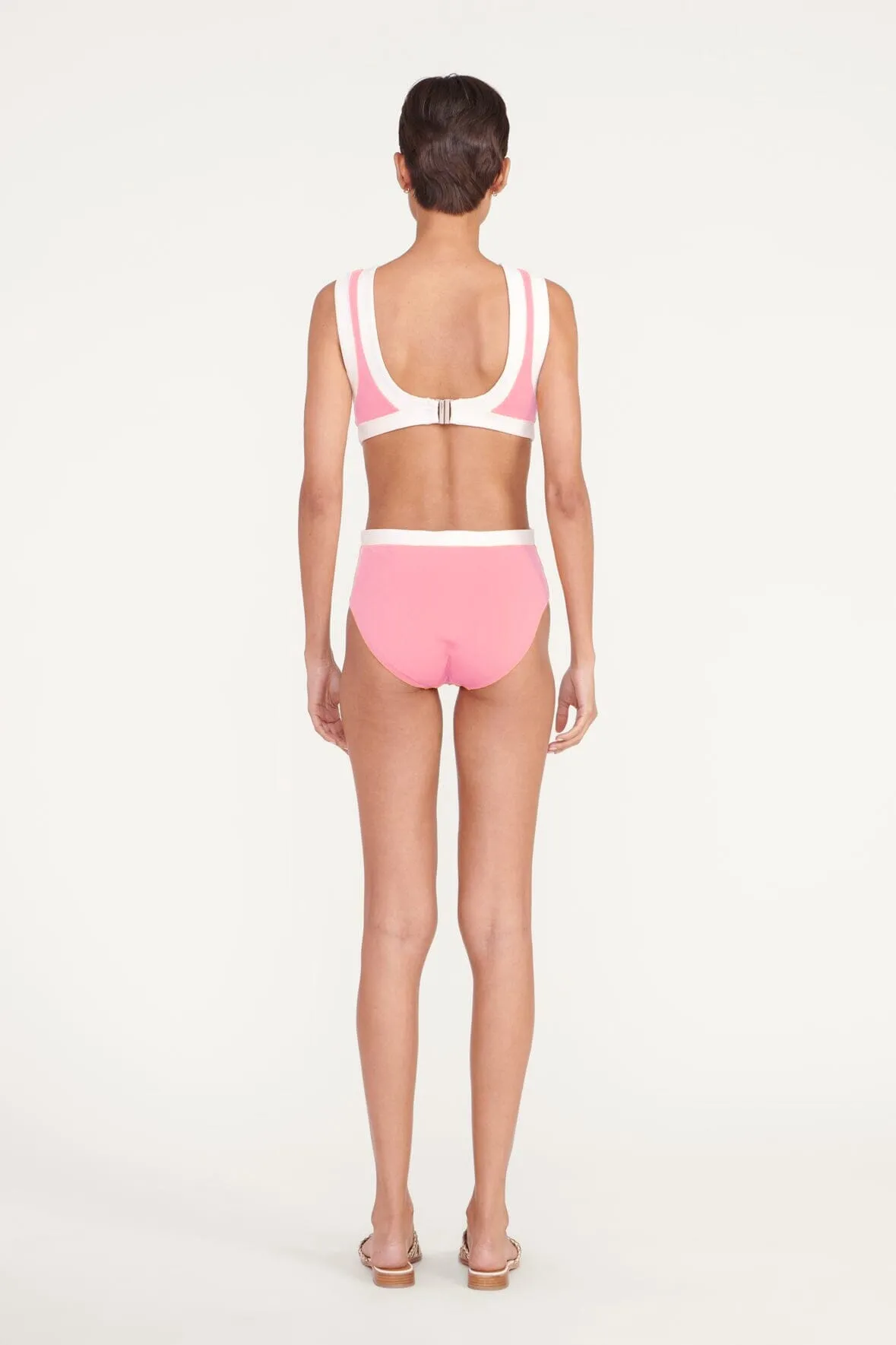 DOLCE ONE PIECE | CORAL PINK WHITE sold by STAUD product image thumbnail 3