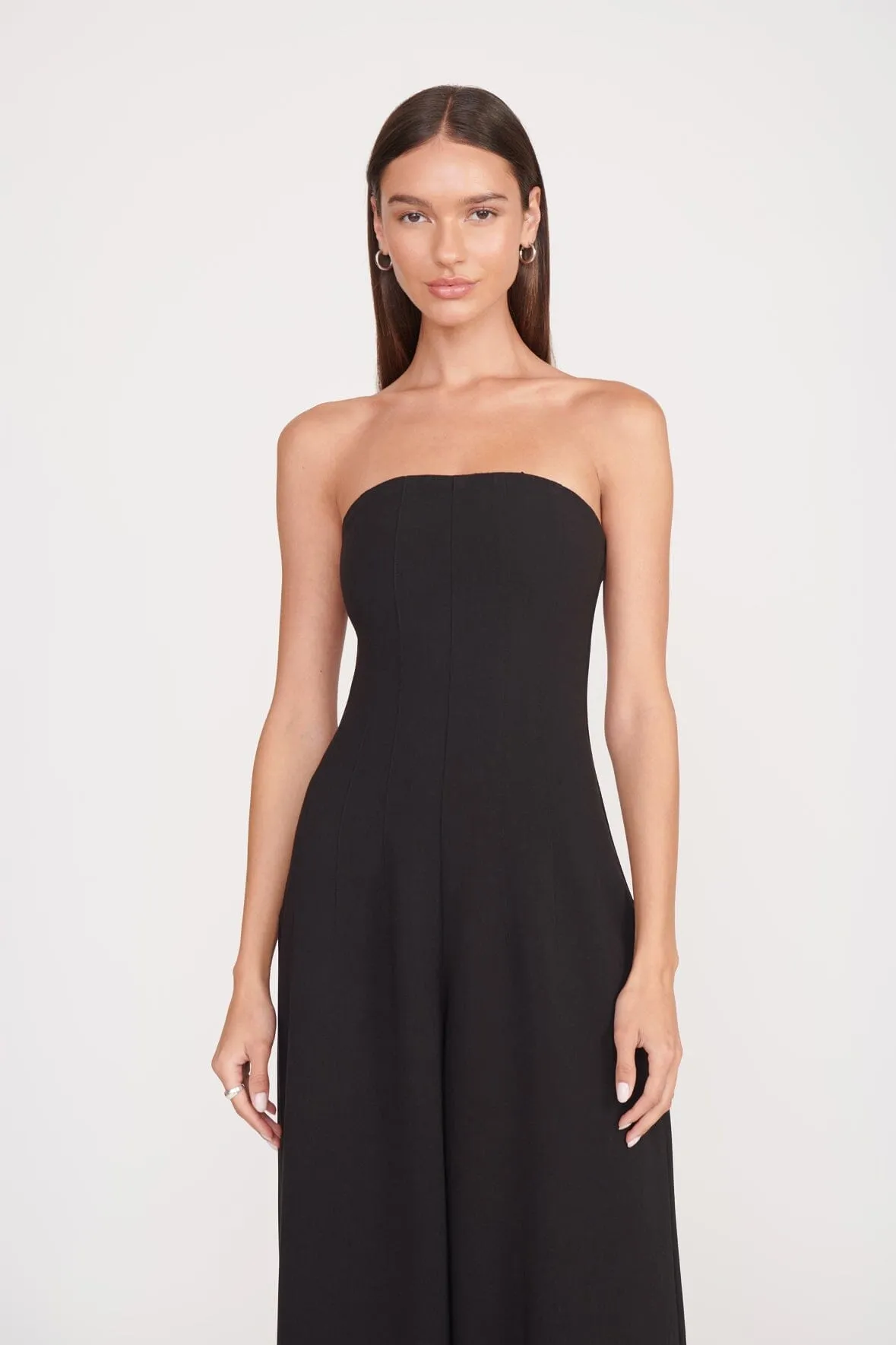 BENJAMIN JUMPSUIT | BLACK sold by STAUD product image thumbnail 4