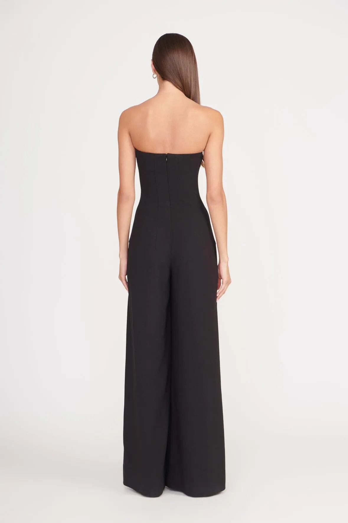 BENJAMIN JUMPSUIT | BLACK sold by STAUD product image thumbnail 3