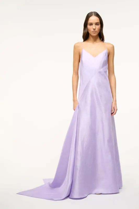 LEONARDO GOWN | LILAC made by STAUD