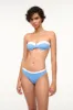 JO BALCONETTE BIKINI TOP | AZURE WHITE sold by STAUD