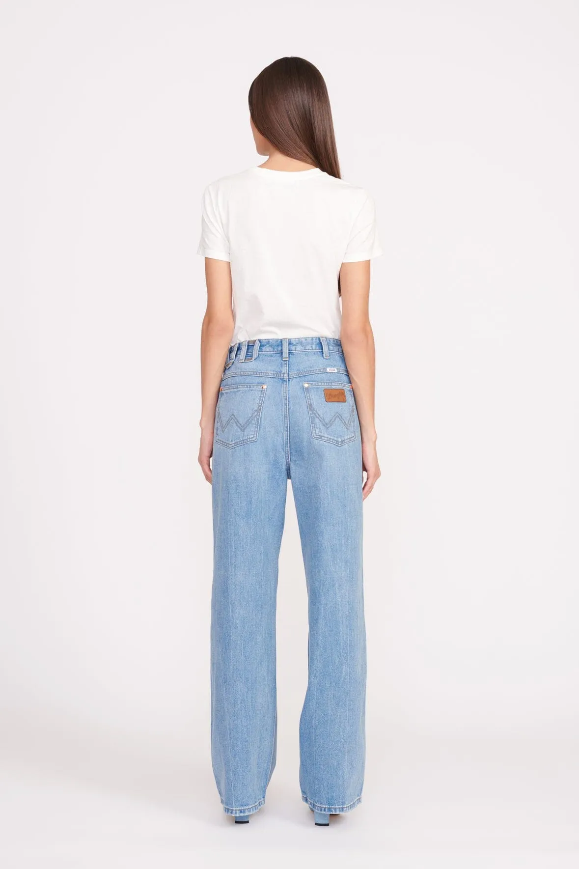 STAUD + WRANGLER THE W TEE | WHITE sold by STAUD product image thumbnail 5