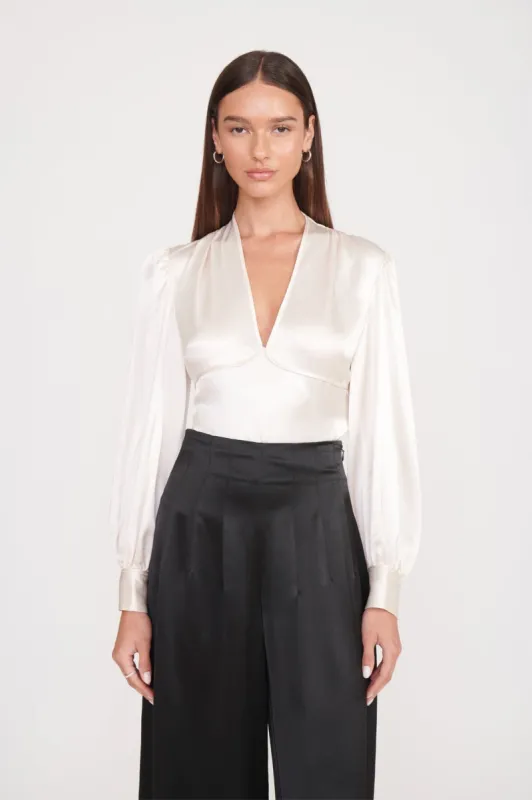 ROSENDA TOP | IVORY sold by STAUD