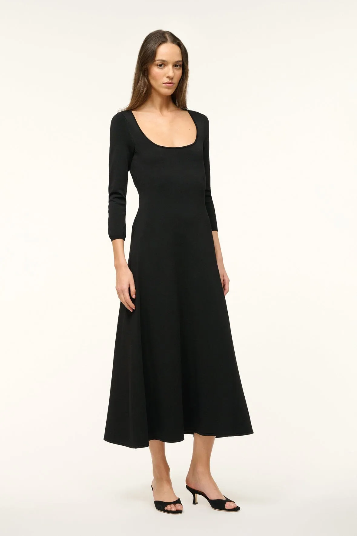 DOUVRES DRESS | BLACK sold by STAUD product image thumbnail 4