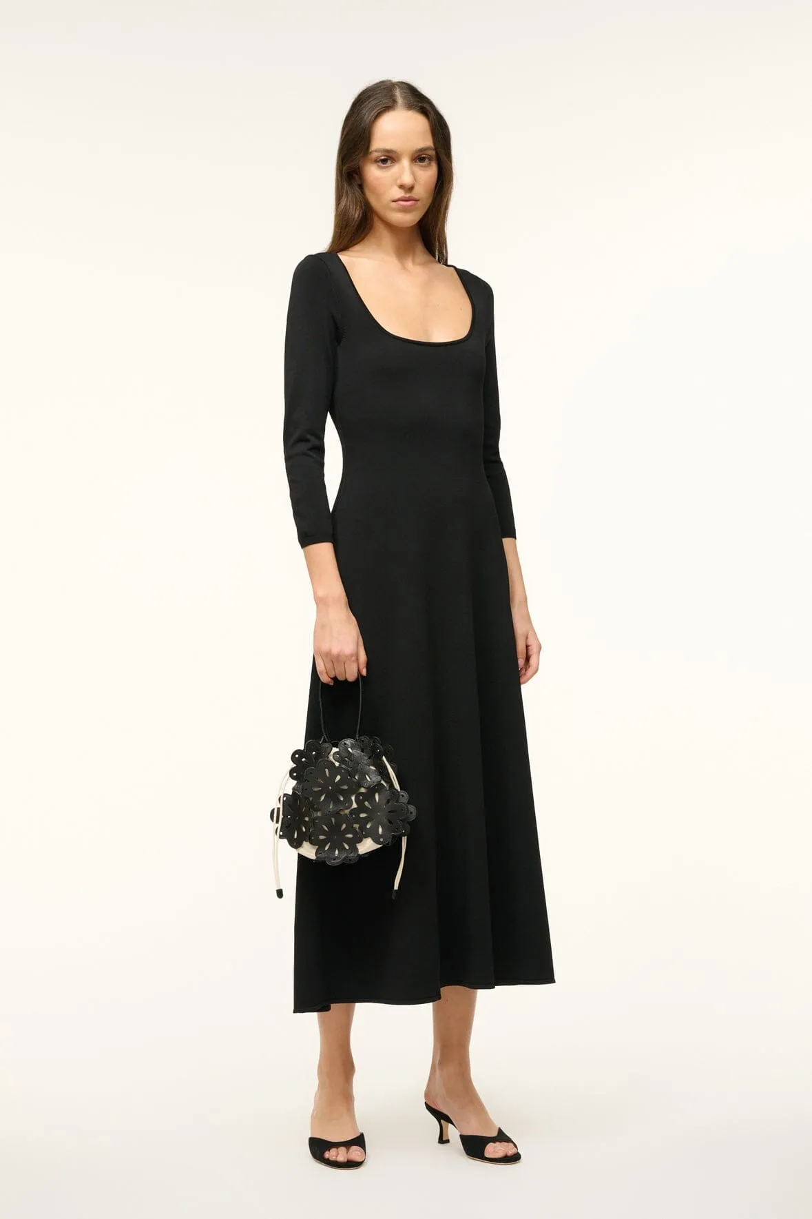 DOUVRES DRESS | BLACK sold by STAUD product image thumbnail 3