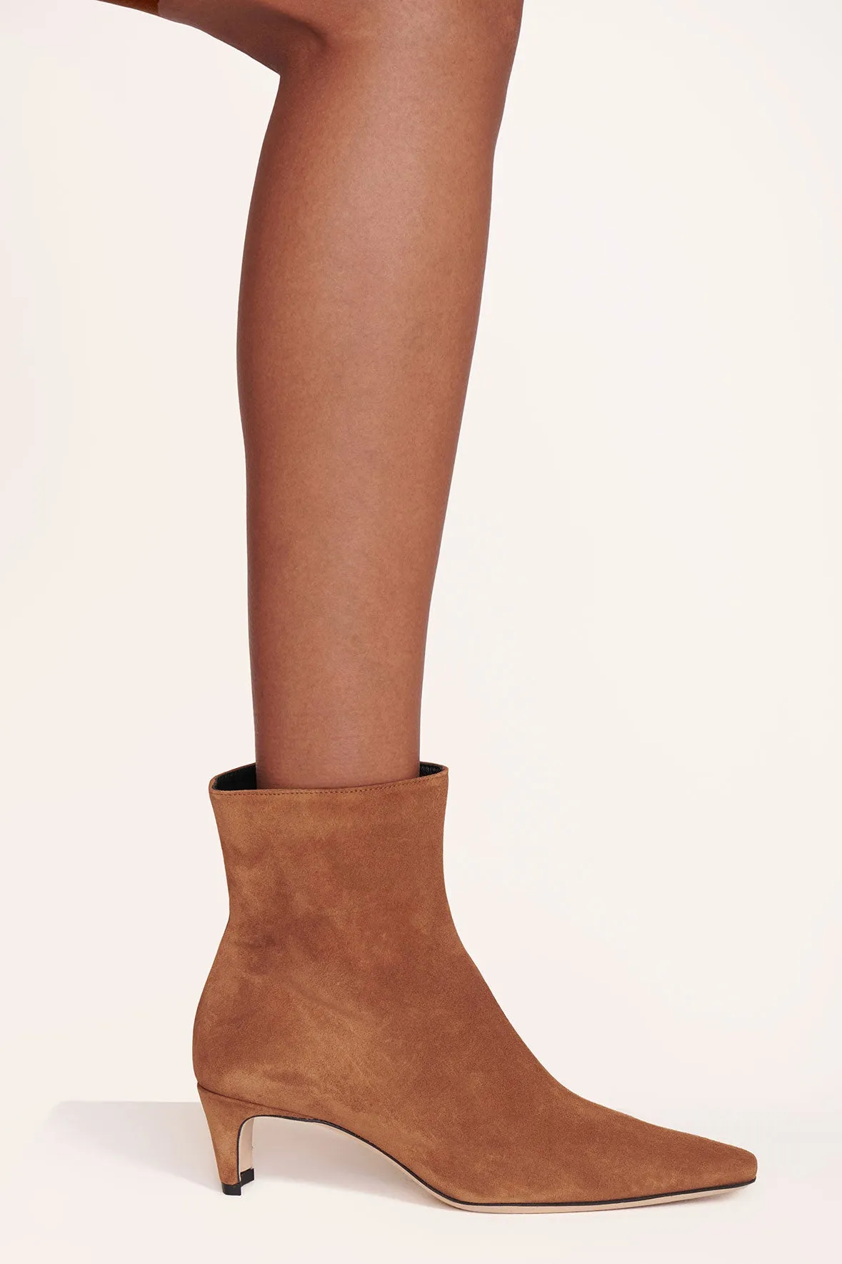 WALLY ANKLE BOOT | TAN SUEDE sold by STAUD product image thumbnail 4