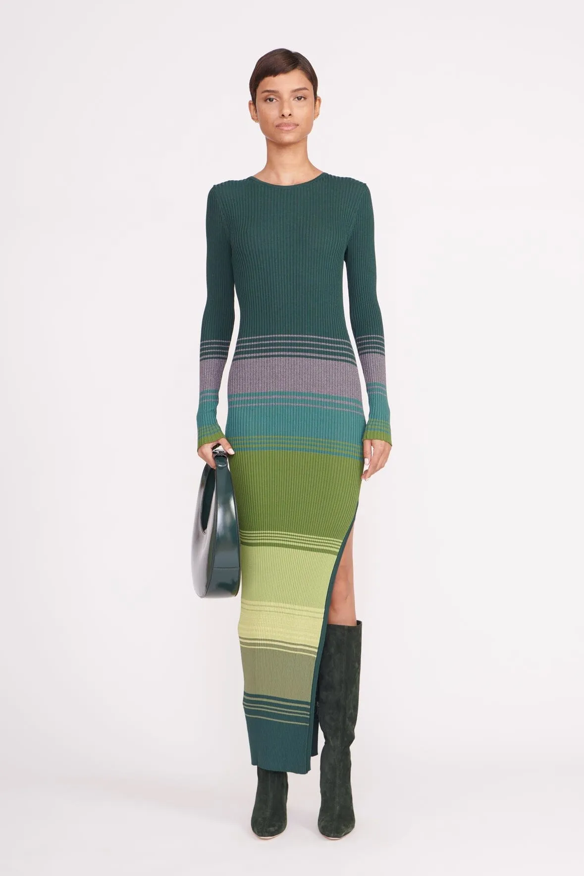 EDNA DRESS | PINE FOREST sold by STAUD product image thumbnail 2
