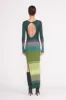 EDNA DRESS | PINE FOREST sold by STAUD
