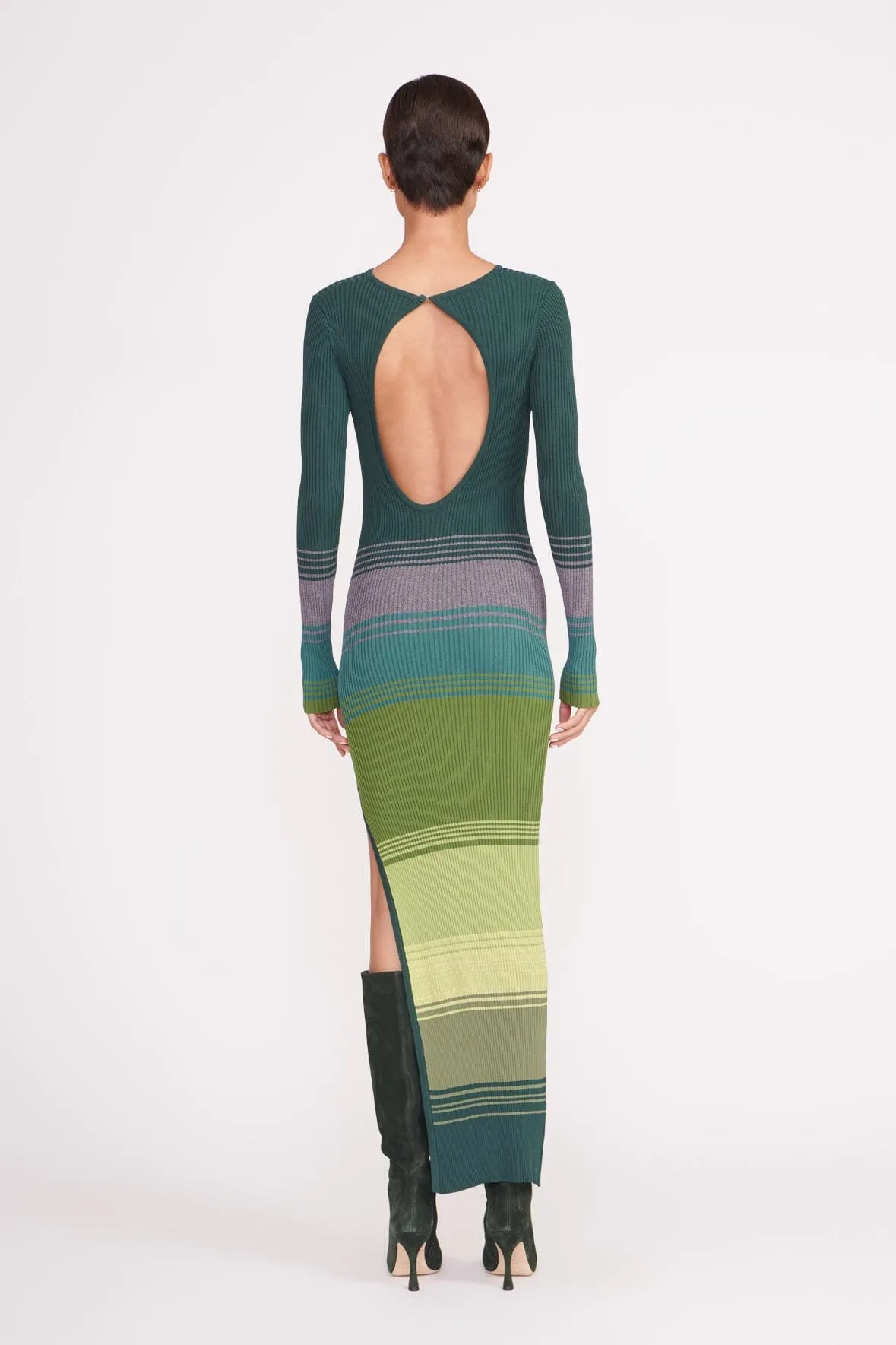 EDNA DRESS | PINE FOREST sold by STAUD product image thumbnail 4