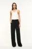 SLIM MOON BUCKLE BELT - 13MM | BLACK SILVER sold by STAUD