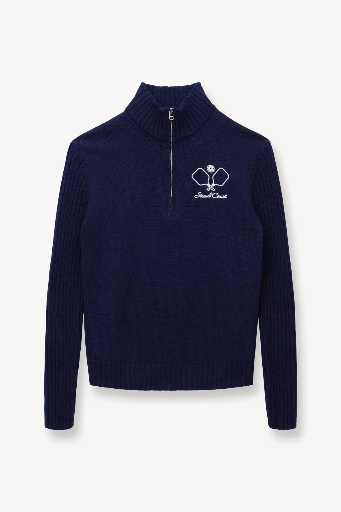 SERVE SWEATER | NAVY sold by STAUD product image thumbnail 5