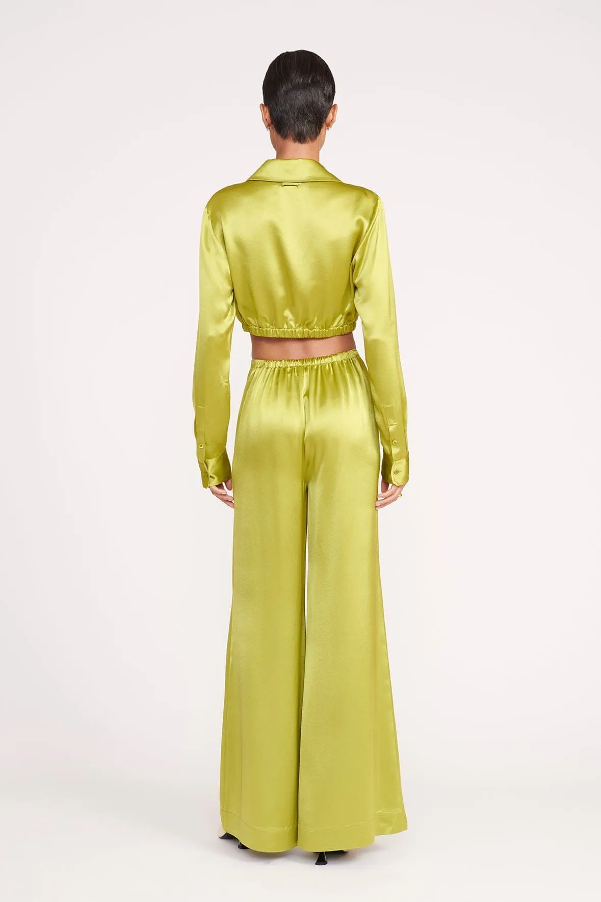 LUKE PANT | GARDEN MOSS sold by STAUD product image thumbnail 4