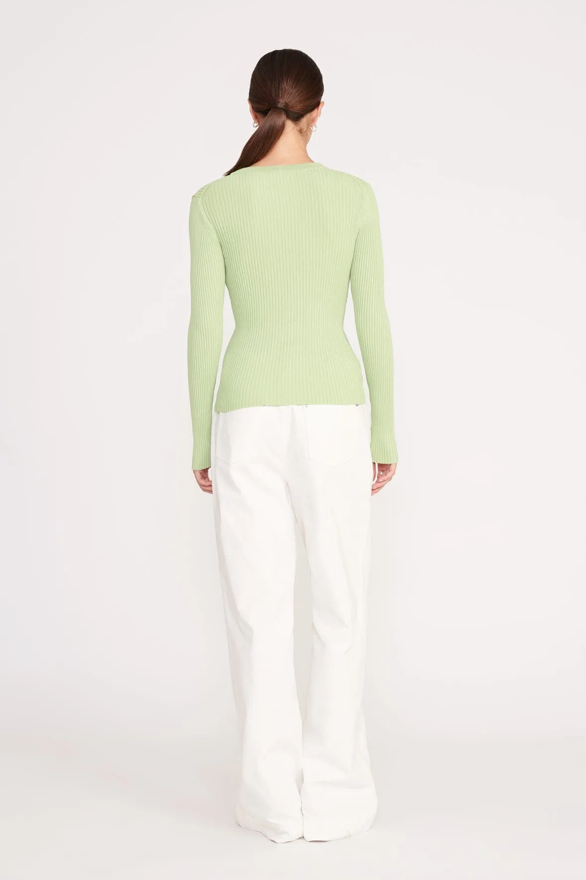 CARGO SWEATER | MATCHA sold by STAUD product image thumbnail 4