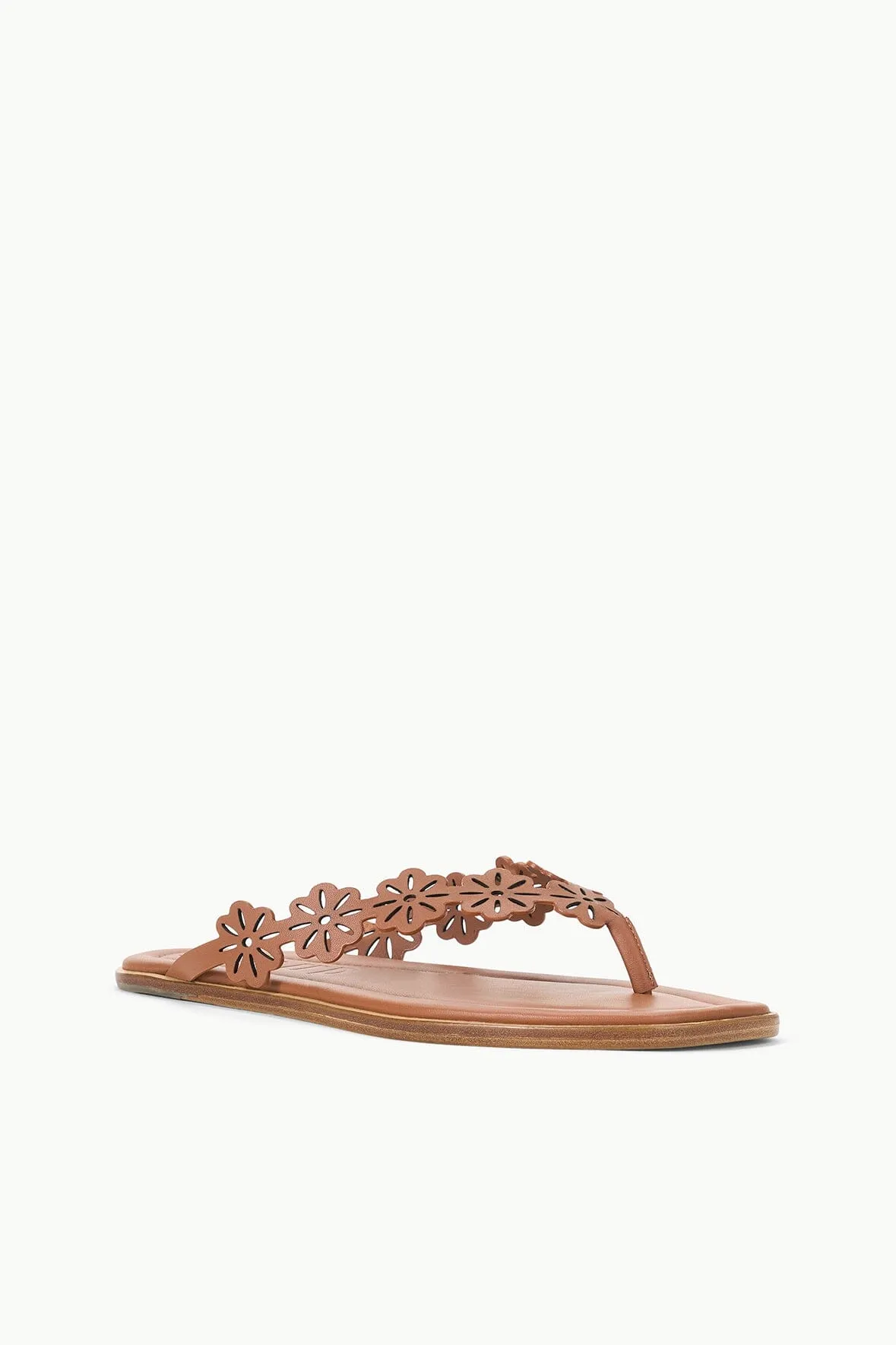 DANTE FLORAL THONG SLIDE | TAN sold by STAUD product image thumbnail 5
