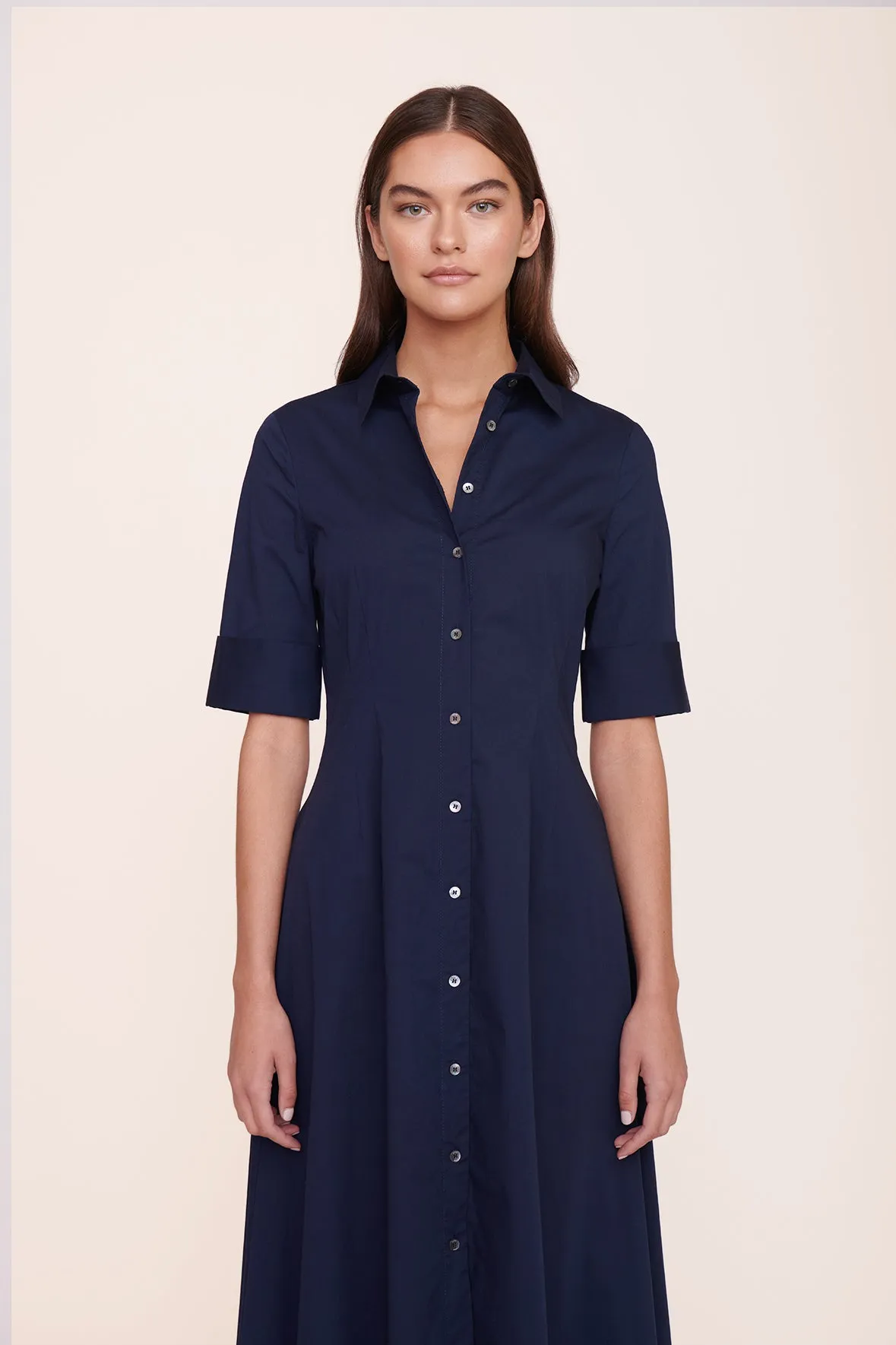 JOAN MAXI DRESS | NAVY sold by STAUD product image thumbnail 2