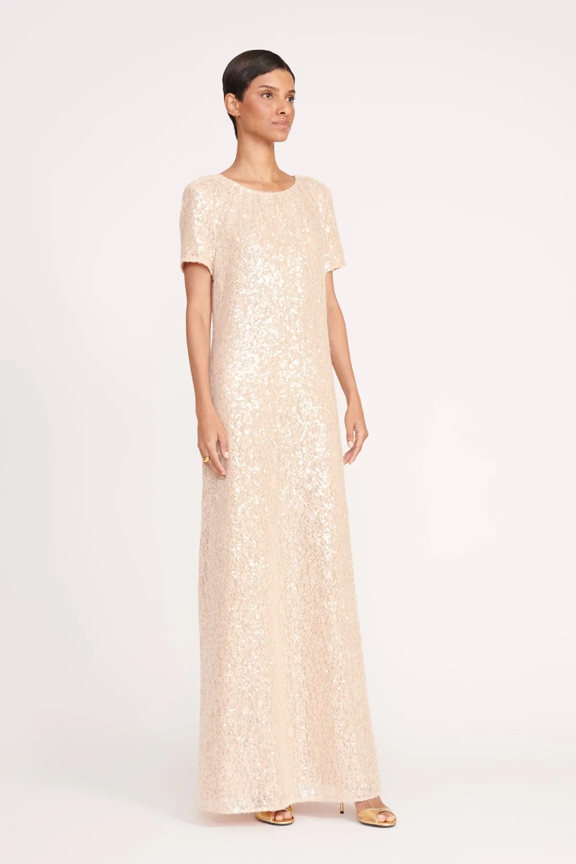 SAFI DRESS | BEIGE sold by STAUD product image thumbnail 4