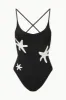 NAHLA ONE PIECE | BLACK sold by STAUD