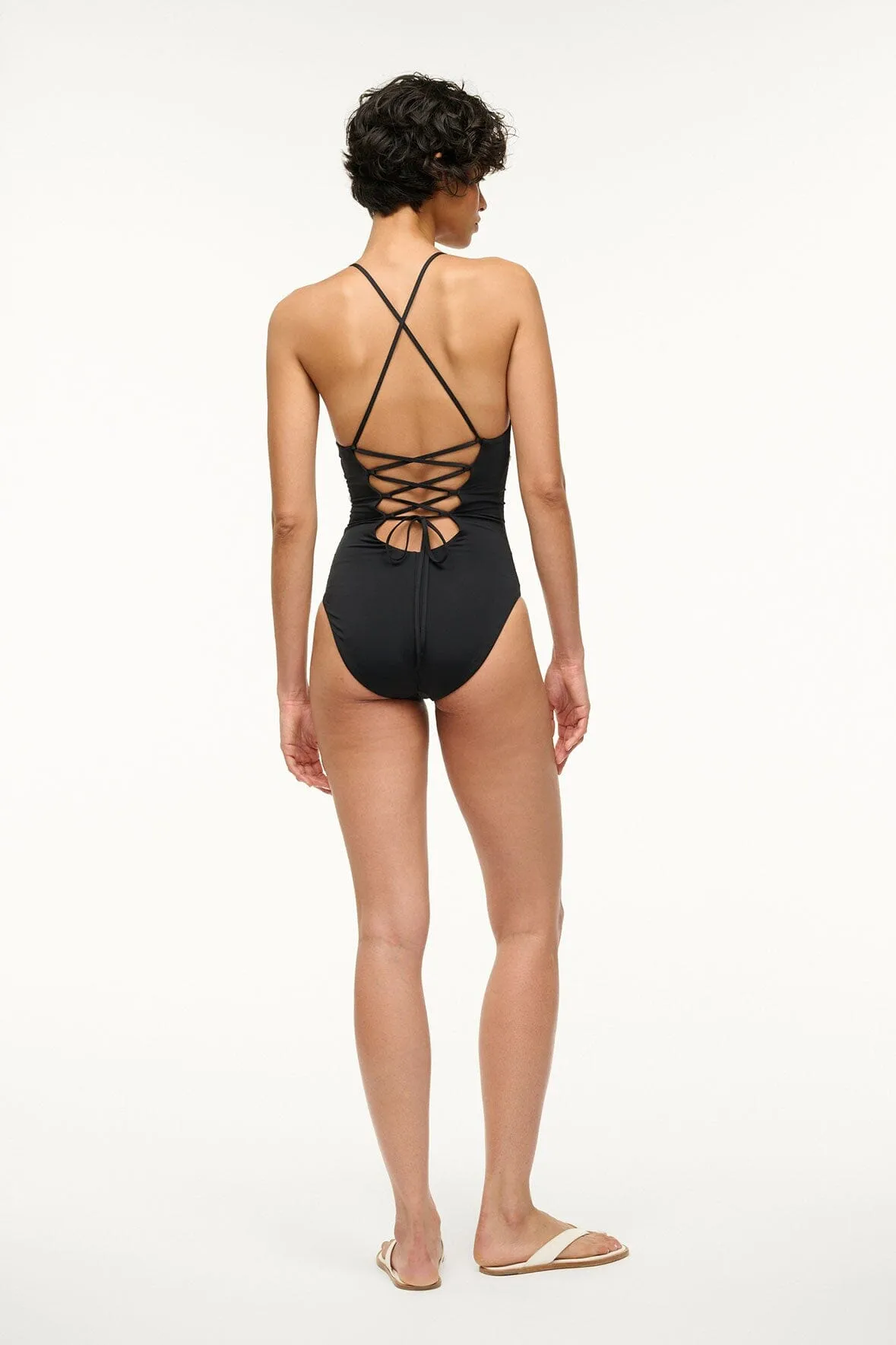 NAHLA ONE PIECE | BLACK sold by STAUD product image thumbnail 4