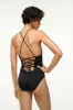 NAHLA ONE PIECE | BLACK sold by STAUD