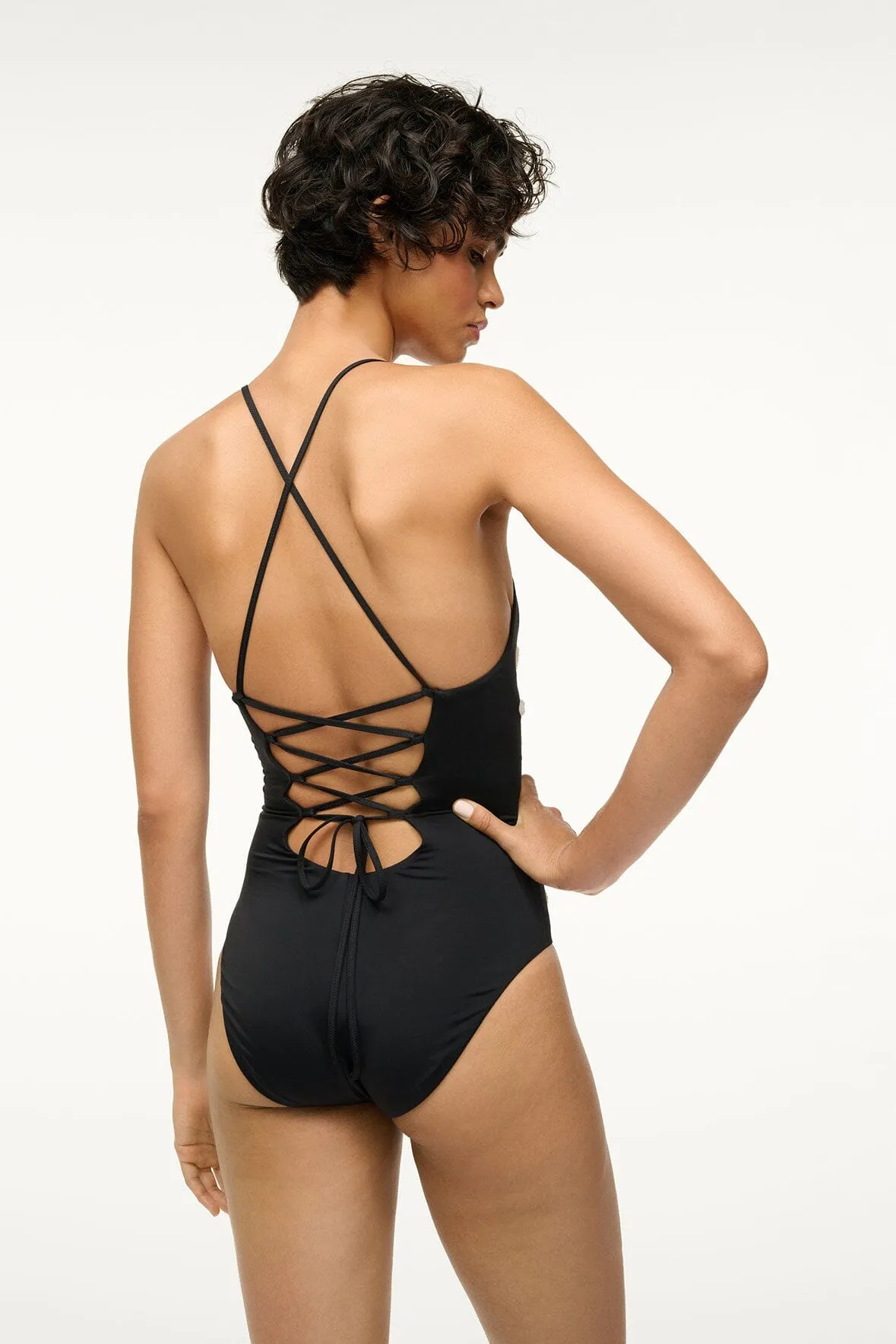 NAHLA ONE PIECE | BLACK sold by STAUD product image thumbnail 2