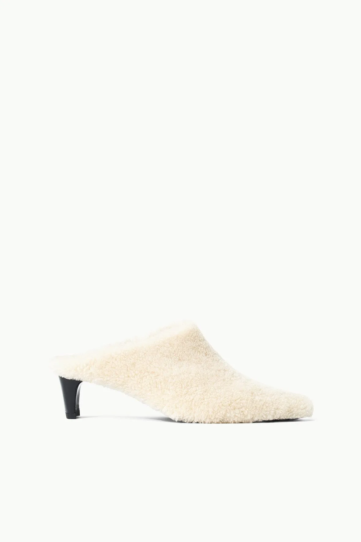 WALLY MULE | CREAM BLACK sold by STAUD