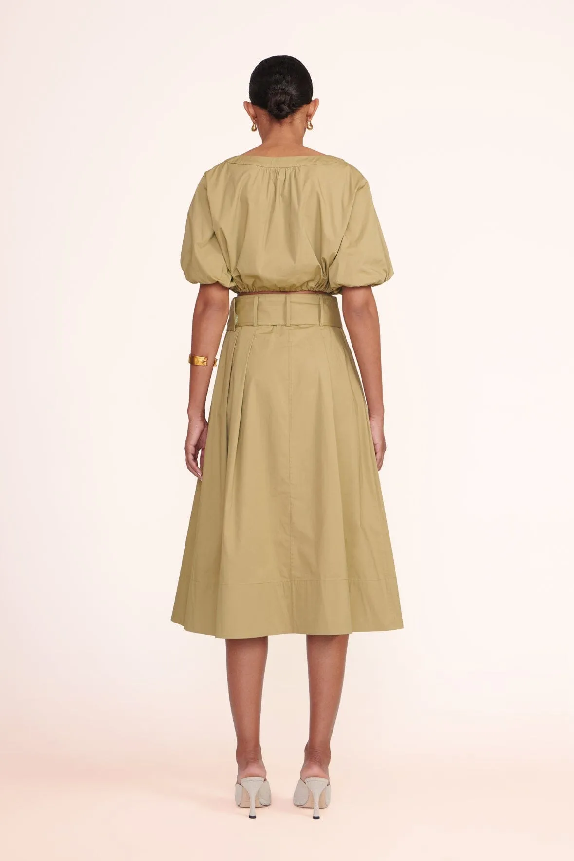 ELLINGTON TOP | KHAKI sold by STAUD product image thumbnail 4
