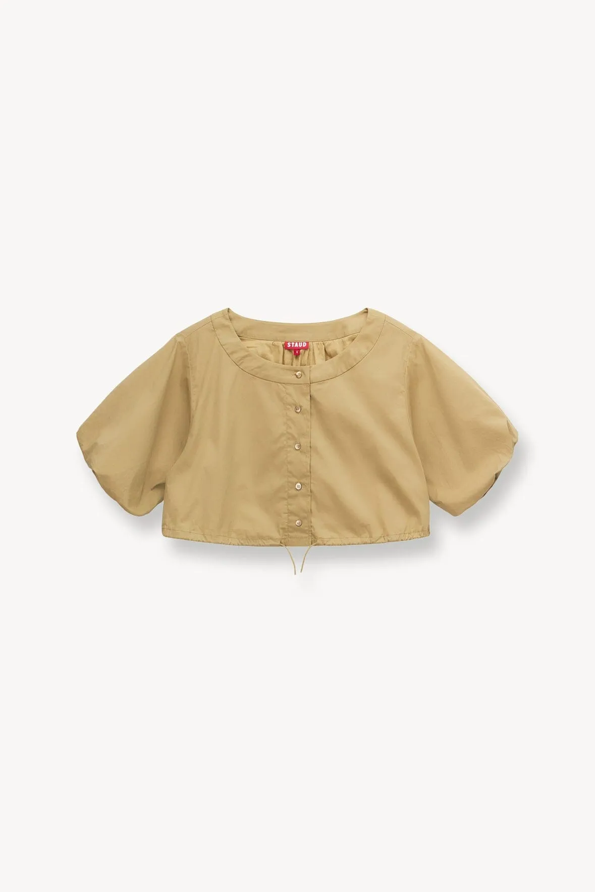 ELLINGTON TOP | KHAKI sold by STAUD product image thumbnail 5