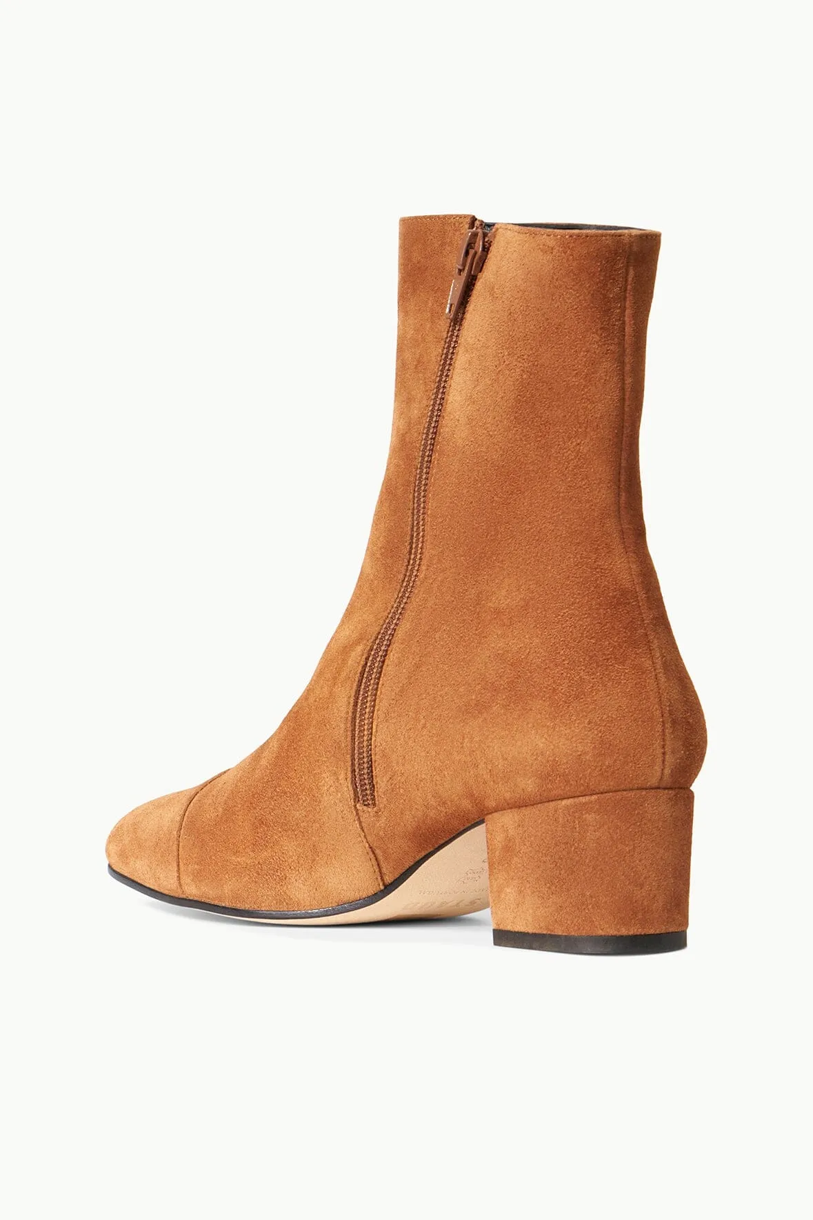 AIMEE SHORT BOOT | TAN SUEDE sold by STAUD product image thumbnail 4