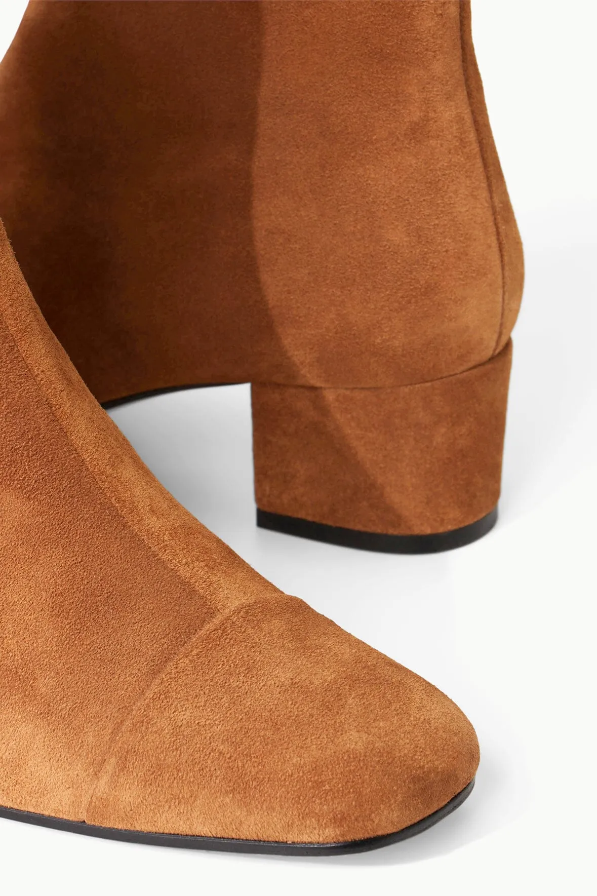 AIMEE SHORT BOOT | TAN SUEDE sold by STAUD product image thumbnail 5