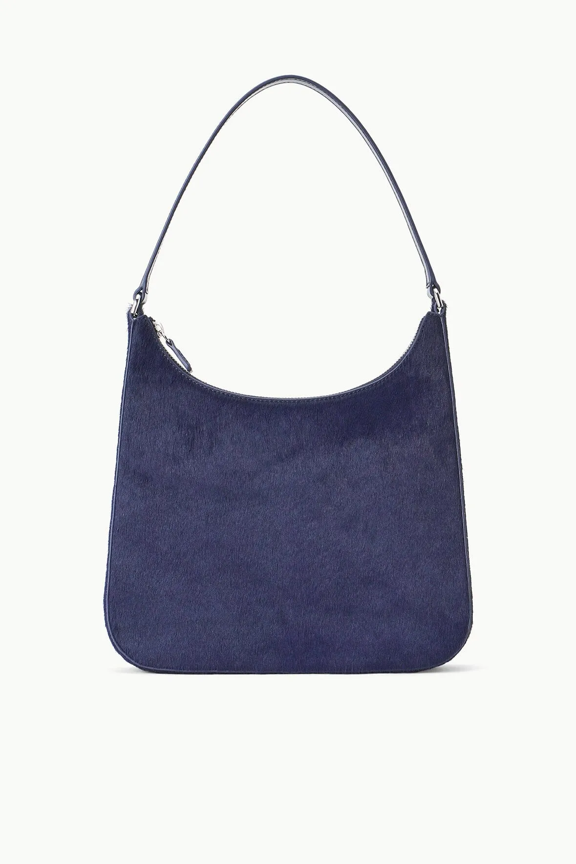 ALEC BAG | NAVY HAIRCALF sold by STAUD
