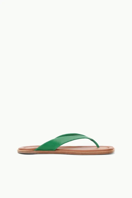 DANTE THONG SLIDE | VERT TAN sold by STAUD