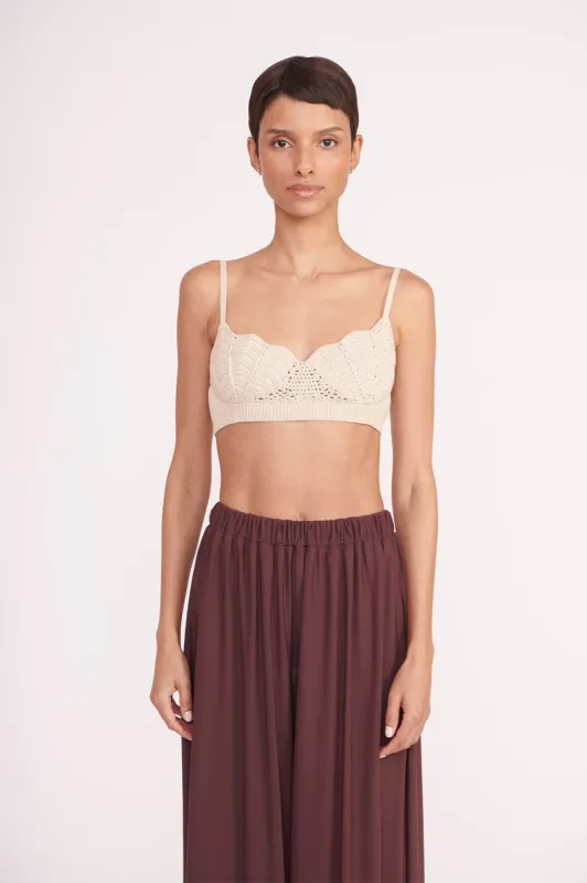 TARA TOP | NATURAL sold by STAUD
