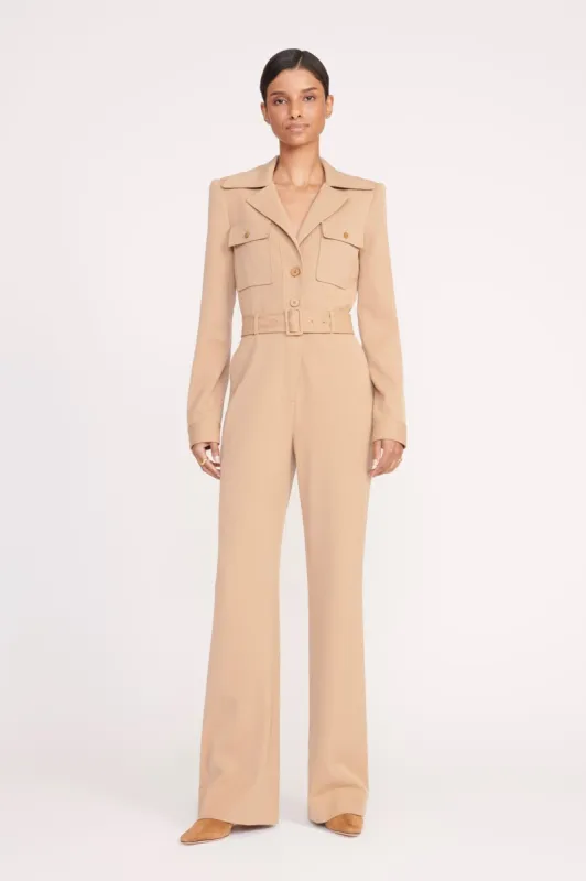 RAMBLE JUMPSUIT | CAMEL made by STAUD